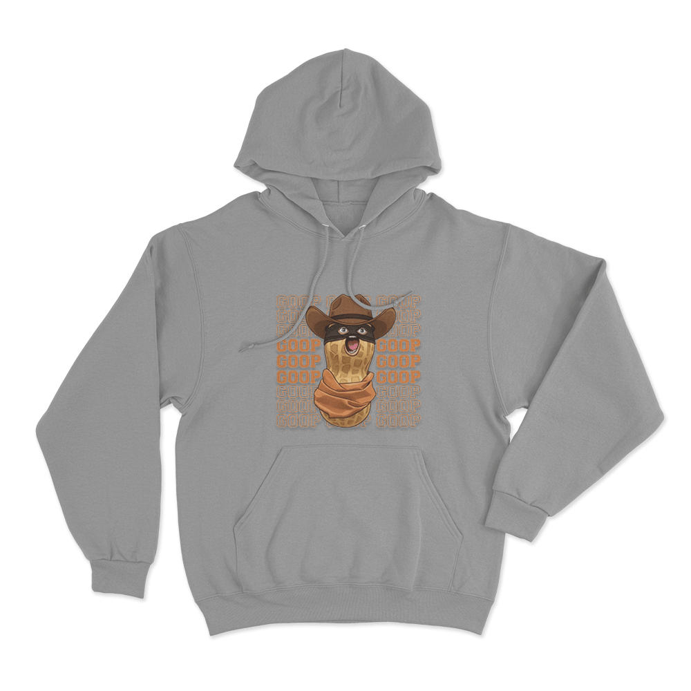 Goop Cowboy Peanut Unisex Hoodie Grey Goop Cowboy Peanut Unisex Hoodie Grey