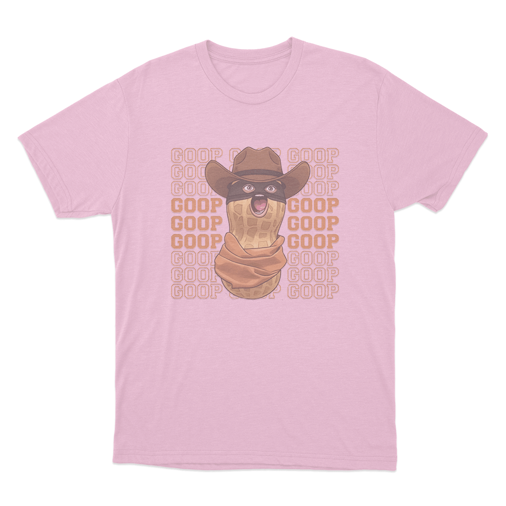 Goop Cowboy Peanut Unisex T Shirt Pink Goop Cowboy Peanut Unisex T Shirt Pink