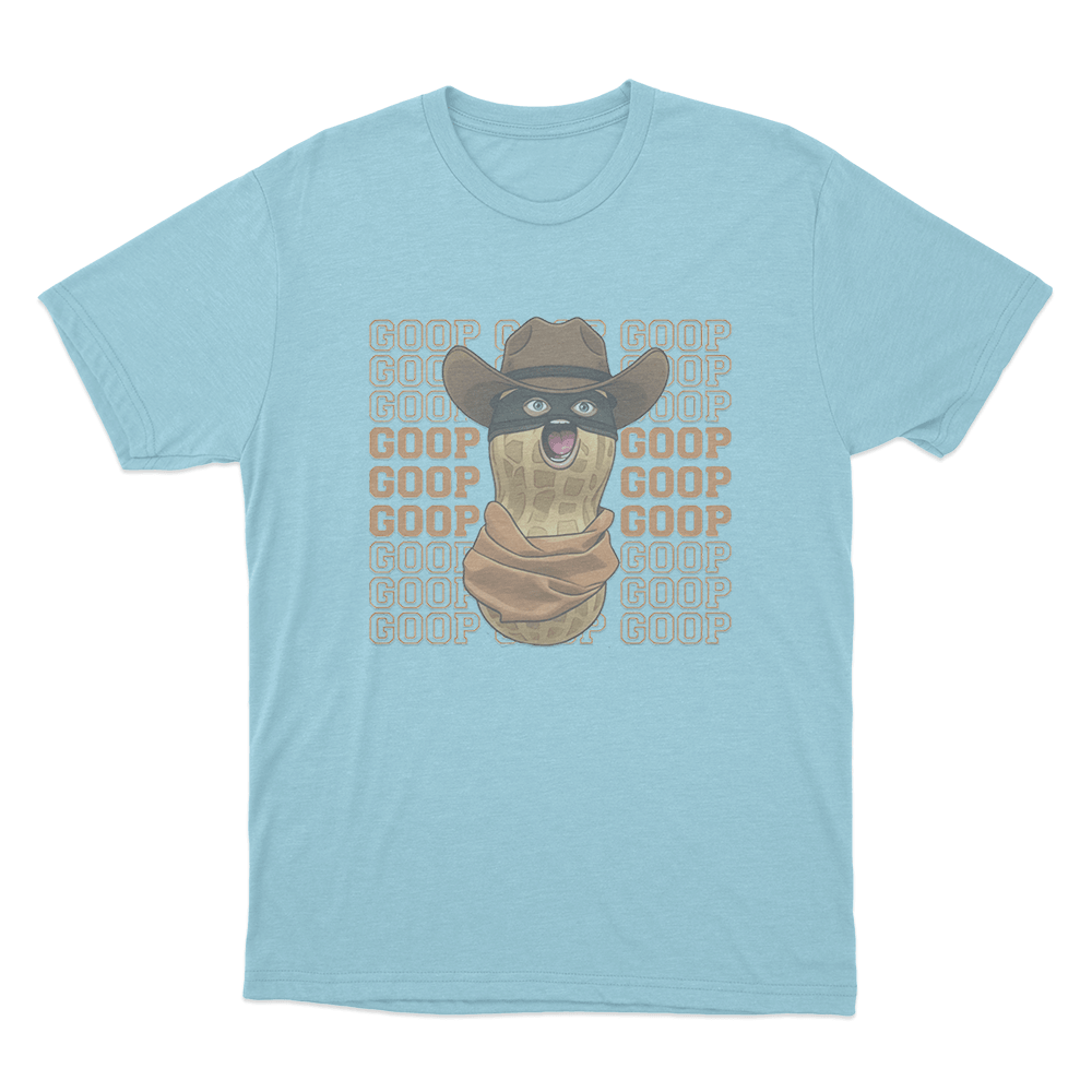 Goop Cowboy Peanut Unisex T Shirt Sky Blue Goop Cowboy Peanut Unisex T Shirt Sky Blue