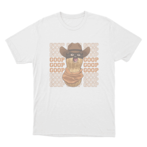 Goop Cowboy Peanut Unisex T Shirt White