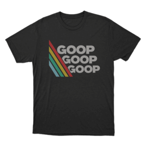 Goop Goop Goop Stripe Unisex T Shirt Black