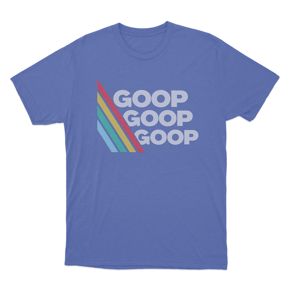 Goop Goop Goop Stripe Unisex T Shirt Blue Goop Goop Goop Stripe Unisex T Shirt Blue