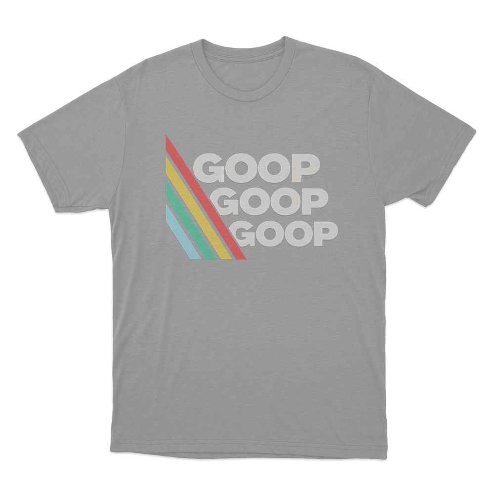 Goop Goop Goop Stripe Unisex T Shirt Grey Goop Goop Goop Stripe Unisex T Shirt Grey