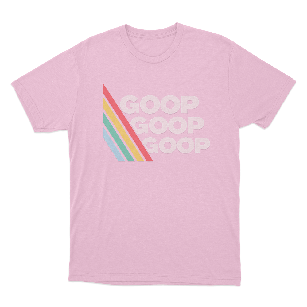 Goop Goop Goop Stripe Unisex T Shirt Pink Goop Goop Goop Stripe Unisex T Shirt Pink