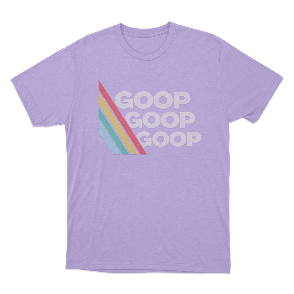 Goop Goop Goop Stripe Unisex T Shirt Purple Goop Goop Goop Stripe Unisex T Shirt Purple