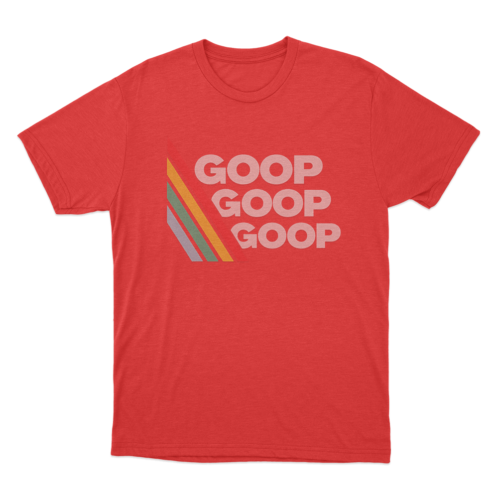 Goop Goop Goop Stripe Unisex T Shirt Red Goop Goop Goop Stripe Unisex T Shirt Red