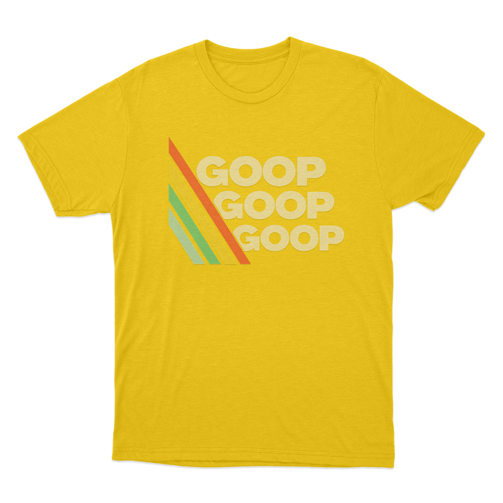 Goop Goop Goop Stripe Unisex T Shirt Yellow Goop Goop Goop Stripe Unisex T Shirt Yellow
