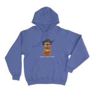 Peanut Goop Goop Goop Unisex Hoodie Blue