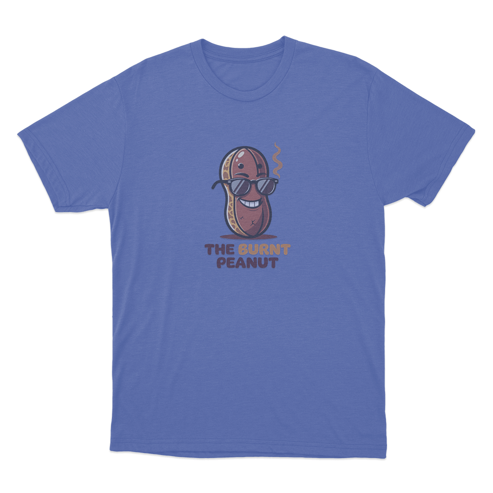 The Burnt Peanut Sunglasses Unisex T Shirt Blue The Burnt Peanut Sunglasses Unisex T Shirt Blue