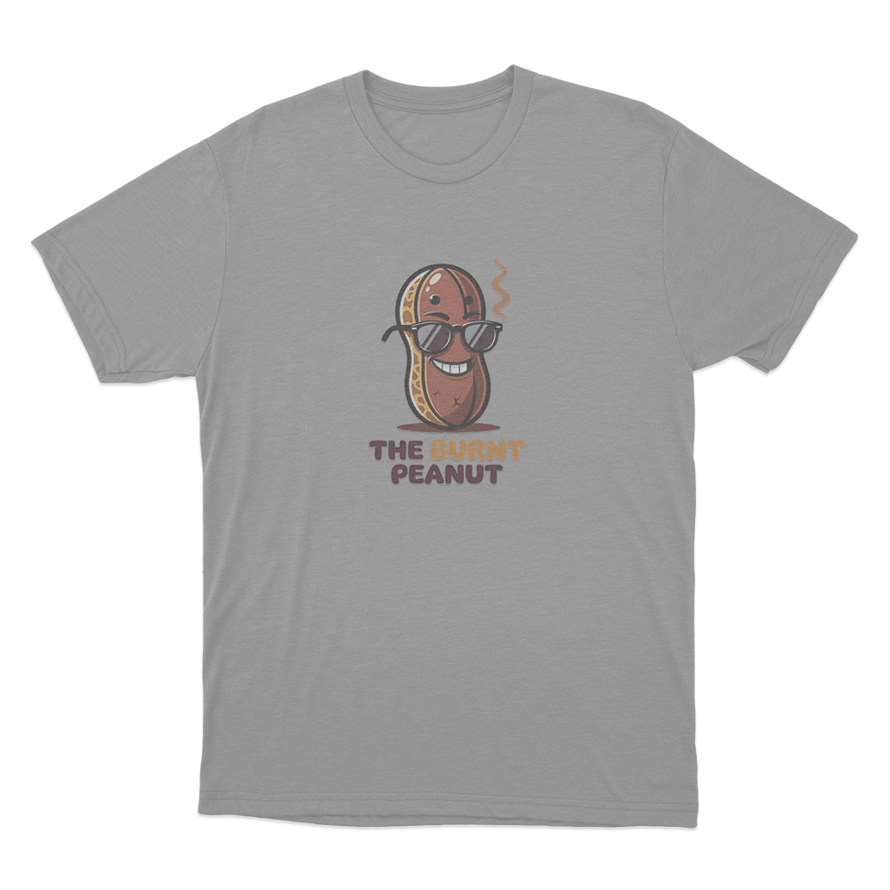 The Burnt Peanut Sunglasses Unisex T Shirt Grey The Burnt Peanut Sunglasses Unisex T Shirt Grey